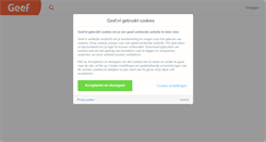 Desktop Screenshot of geef.nl