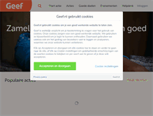 Tablet Screenshot of geef.nl